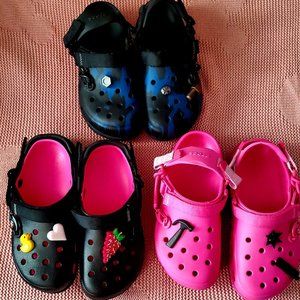 Post Malone Crocs Size W9 M7 with Jibbitz